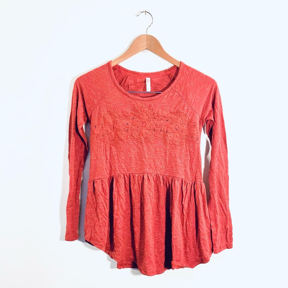 Xhilaration Embroidery Detail Top